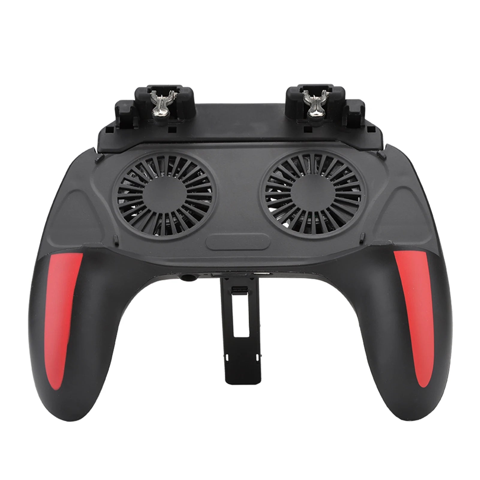 Mobile Phone Game Controller with Dual Cooling Fans Heat Dissipation Gamepad Power Handle Game Auxiliary Key Smartphone Gamepad