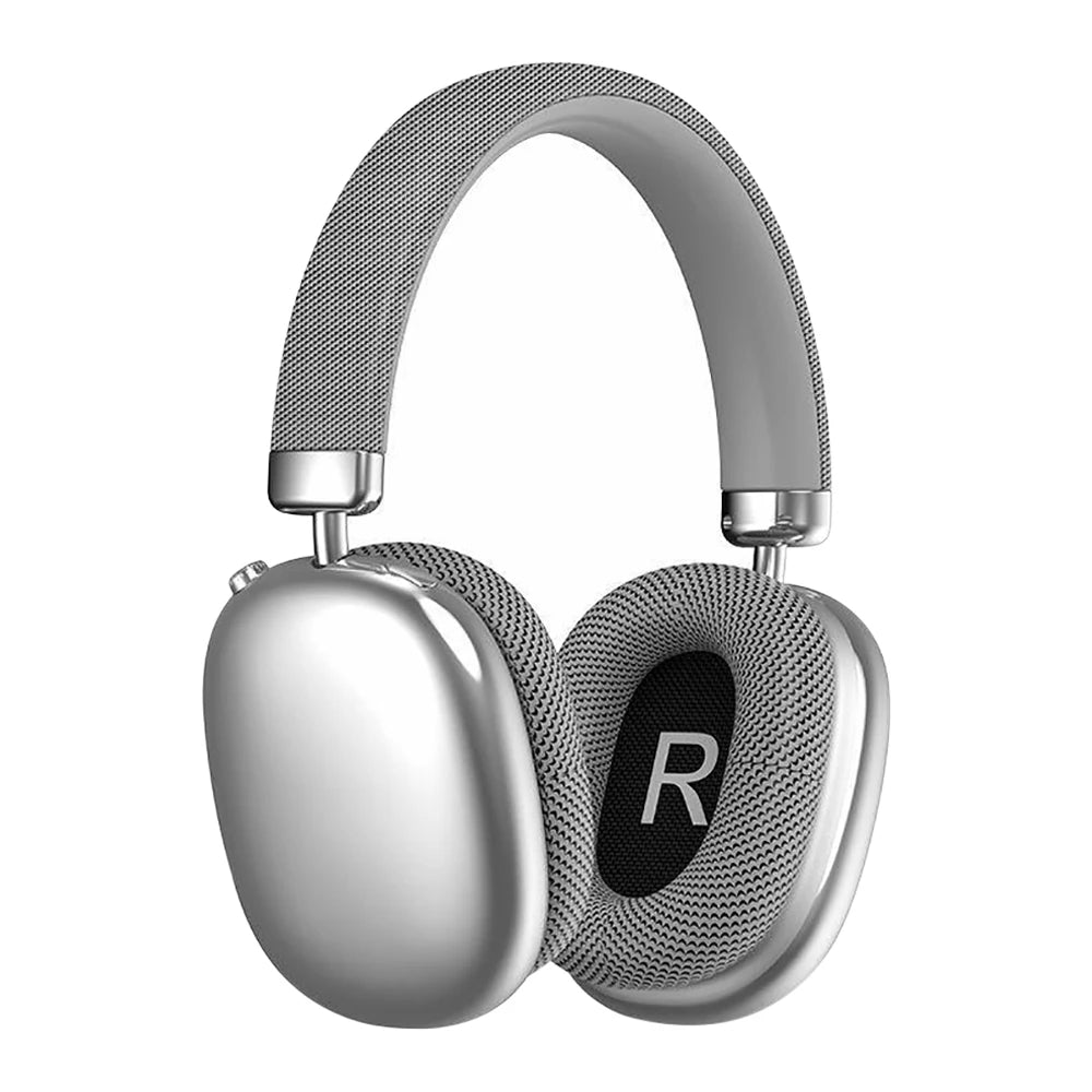 Wireless Bluetooth Over-Ear Foldable Wired Stereo Headset with Mic Phone PC Soft Earmuffs Light Weight Long Wearing